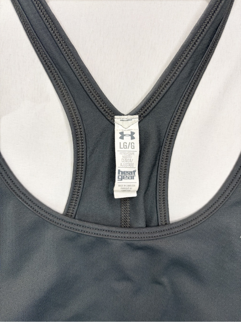 LG Women's Black Racerback Performance Tank - Picture 3 of 3